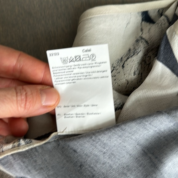 Annette Gortz Long 92% Silk Dress. Size S - Picture 6 of 8